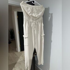 Stylish Cream Jumpsuit